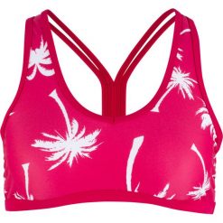 Biustonosz bikini bustier bonprix bordowy z nadrukiem. Bikini marki bonprix. Za 59.99 zł.