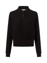 Opus Damski sweter z cienkiej dzianiny - Geigi Kobiety drobna dzianina czarny jednolity, 36. Czarne swetry Opus, bez wzorów, z dzianiny, bez ramiączek. Za 399.95 zł.