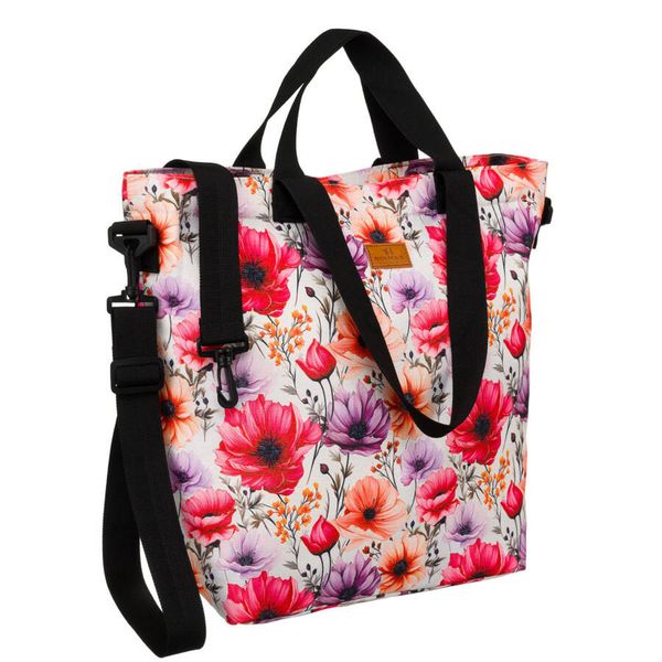Shopperka damska Rovicky R-TZ15605 kwiaty. Shopper bag ROVICKY, bez wzorów, bez dodatków. Za 40.99 zł.