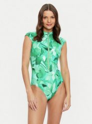 Seafolly Strój kąpielowy Secret Garden 60276-220 Zielony. Zielone stroje jednoczęściowe Seafolly, bez wzorów, z syntetyku. Za 489.99 zł.