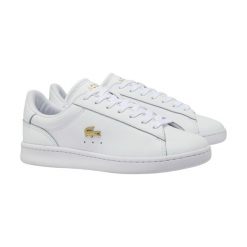 Buty sportowe damskie Lacoste Carnaby Set 224 1 SFA trampki. Białe trampki sportowe Lacoste, bez wzorów, bez zapięcia, trekkingowe. Za 399.00 zł.