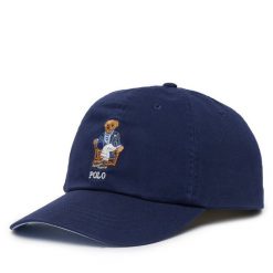 Czapka z daszkiem Polo Ralph Lauren. Niebieskie czapki z daszkiem Polo Ralph Lauren, bez wzorów. Za 519.99 zł.