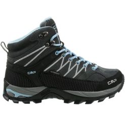 Buty trekkingowe damskie CMP Rigel Mid WP. Szare buty trekkingowe CMP, z materiału, za kostkę, bez zapięcia. Za 399.99 zł.