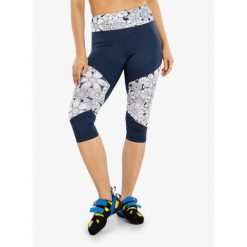 Legginsy wspinaczkowe damskie Ocun Rhea 3/4 Leggings. Niebieskie legginsy Ocun, bez wzorów, sportowe. Za 125.99 zł.