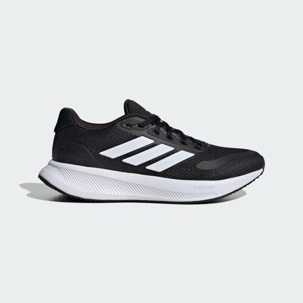 Buty do biegania adidas Runfalcon 5. Białe buty do biegania adidas, bez wzorów, z meshu, bez zapięcia, do biegania. Za 259.00 zł.