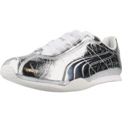 Buty PUMA YELLOW 40704301 Srebrny. Szare buty trekkingowe Puma, ze skóry, bez zapięcia. Za 392.99 zł.