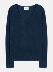 Perfect Cashmere Kaszmirowy sweter w kolorze niebieskim rozmiar: XL. Niebieskie swetry Perfect Cashmere, xl, bez wzorów, z kaszmiru, bez ramiączek. Za 396.88 zł.