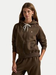 Polo Ralph Lauren Bluza 211971699501 Brązowy Relaxed Fit. Brązowe bluzy Polo Ralph Lauren, xxl, bez wzorów, z bawełny, bez ramiączek, bez kaptura. Za 859.99 zł.