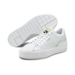Buty do chodzenia damskie Puma Cali Sport Clean. Białe buty treningowe Puma, bez wzorów, z materiału, bez zapięcia, trekkingowe. Za 495.00 zł.