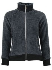 Peak Mountain Kurtka polarowa "Achef" w kolorze antracytowym rozmiar: M. Czarne kurtki Peak Mountain, m, bez wzorów, z polaru, bez kaptura. Za 153.34 zł.