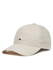 Tommy Hilfiger Czapka z daszkiem Essential Flag Linen Cap AW0AW17130 Écru. Czapki z daszkiem Tommy Hilfiger, bez wzorów, ze lnu. Za 139.99 zł.