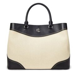 Torebka LAUREN RALPH LAUREN. Brązowe shopper bag Lauren Ralph Lauren, bez wzorów, bez dodatków. Za 1,509.00 zł.