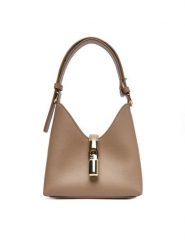 Furla Torebka WE00820-ARE000-1257S-1-007-20-KH-E Beżowy. Brązowe torebki klasyczne Furla, bez wzorów, ze skóry, bez dodatków. Za 989.99 zł.