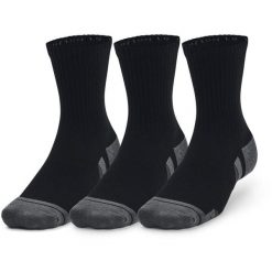 SKARPETY Under Armour Performance Cotton 3P, Dla obu płci. Czarne skarpetki Under Armour, bez wzorów, z bawełny. Za 190.00 zł.