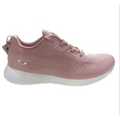 Buty sportowe damskie Skechers Bobs Squad-Tough Talk. Czerwone buty sportowe lifestyle Skechers, bez wzorów, sportowe, bez zapięcia, skechers sport. Za 199.00 zł.