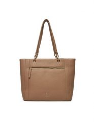 Nobo Torebka BAGT120-K015 Brązowy. Brązowe torebki klasyczne NOBO, bez wzorów, ze skóry, bez dodatków. Za 129.99 zł.