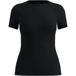 Koszulka damska ODLO BL TOP crew neck s/s PERFORMANCE X-LIGHT. Czarne szorty ODLO, bez wzorów, sportowe. Za 209.99 zł.