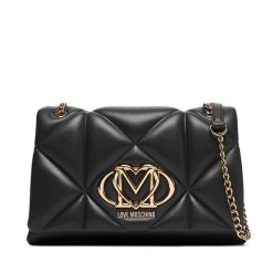 Torebka LOVE MOSCHINO. Czarne torebki klasyczne Love Moschino, bez wzorów, klasyczne, bez dodatków. Za 829.99 zł.