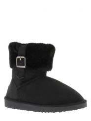 ISLAND BOOT Botki zimowe "Valley" w kolorze czarnym rozmiar: 36. Czarne botki Island Boot, bez wzorów, z materiału, bez obcasa, bez zapięcia. Za 125.25 zł.