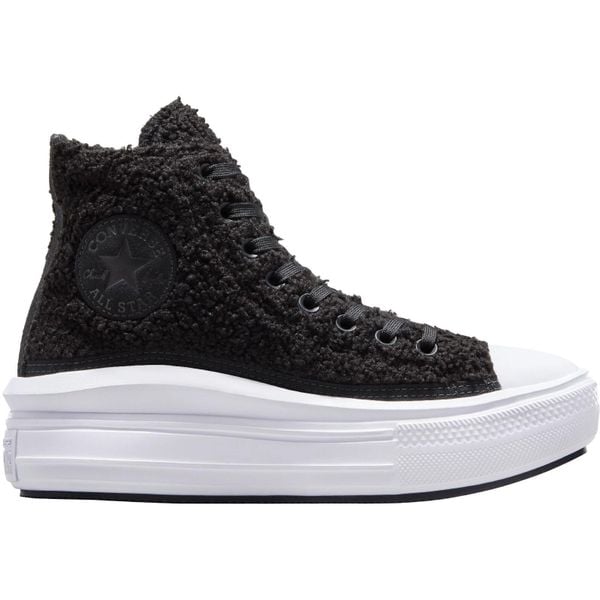 Buty sportowe damskie Converse Ctas Move Hi. Czarne buty sportowe lifestyle Converse, bez wzorów, sportowe, bez zapięcia. Za 490.00 zł.
