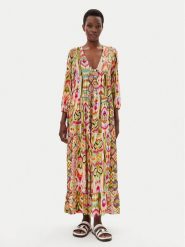 LOLA CASADEMUNT Sukienka letnia LS2516070 Kolorowy Relaxed Fit. Sukienki LOLA CASADEMUNT, xs, bez wzorów, z wiskozy, bez kołnierzyka, bez ramiączek. Za 369.99 zł.