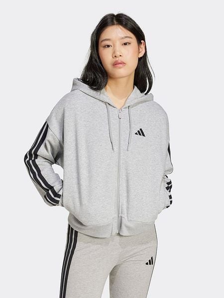 Adidas Bluza w kolorze szarym rozmiar: XXL. Szare bluzy adidas, xxl, bez wzorów, bez ramiączek, bez kaptura. Za 165.71 zł.