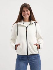 TRAVELIN' Bluza "Kirsten" w kolorze białym rozmiar: XXL. Białe bluzy Travelin', xxl, bez wzorów, bez kaptura. Za 195.99 zł.