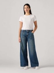 Levi's Dżinsy "'94" - Baggy fit - w kolorze niebieskim rozmiar: W27/L31. Niebieskie jeansy Levi's, l, z aplikacjami, z podwyższonym stanem. Za 188.85 zł.