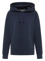 ELBSAND Bluza "Maika" w kolorze granatowym rozmiar: XS. Niebieskie bluzy z kapturem ELBSAND, xs, bez wzorów, z bawełny, z kapturem. Za 173.99 zł.