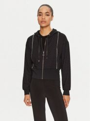 Liu Jo Sport Bluza TF4268 FS576 Czarny Regular Fit. Czarne bluzy bez kaptura Liu Jo Sport, xl, bez wzorów, z wiskozy, bez kaptura. Za 359.99 zł.