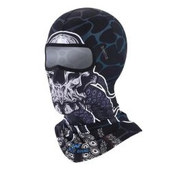 Letnia Szal Magiczny Przeciw UV Chusta Jedwabna Zimna Czaszka. Czarne chusty WEST BIKING, na lato, bez wzorów, z elastanu. Za 69.88 zł.