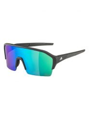 Alpina Okulary sportowe unisex "Ram HR Q-Lite" w kolorze zielono-czarnym rozmiar: onesize. Czarne okulary przeciwsłoneczne Alpina, bez wzorów, z tworzywa sztucznego, szklane. Za 319.95 zł.