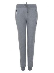 Peak Mountain Spodnie dresowe "Anoe" w kolorze szarym rozmiar: S. Szare spodnie dresowe Peak Mountain, z aplikacjami, z dresówki. Za 130.99 zł.