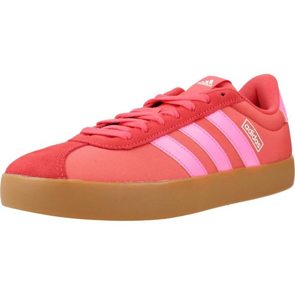 Buty ADIDAS VL COURT 3.0 Czerwony. Czerwone buty do biegania adidas, bez wzorów, z materiału, bez zapięcia, do biegania. Za 278.99 zł.