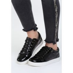Czarne Trampki Bee. Buty sportowe lifestyle marki Born2be. Za 49.99 zł.