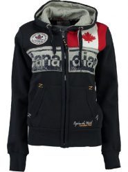 Canadian Peak Bluza "Flashy" w kolorze granatowym rozmiar: M. Niebieskie bluzy Canadian Peak, m, z aplikacjami, z bawełny, bez kaptura. Za 114.71 zł.