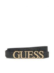 Guess Pasek Damski BW9204 P5120 Czarny. Czarne paski Guess, z aplikacjami, ze skóry. Za 119.99 zł.