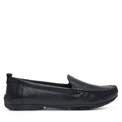 Mokasyny Lasocki. Czarne mokasyny Lasocki, bez wzorów. Za 179.99 zł.