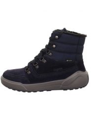 Legero Skórzane botki "Cosy Oceano" w kolorze granatowym rozmiar: 37,5. Niebieskie botki Legero, bez wzorów, z gore-texu, bez obcasa, bez zapięcia. Za 364.95 zł.