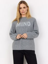 Soyaconcept® Sweter z dzianiny - SC-Audrey Kobiety Sztuczne włókno szary|srebrny, S. Szare swetry s, bez wzorów, z dzianiny, bez ramiączek. Za 179.95 zł.