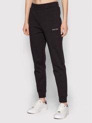 Calvin Klein Spodnie dresowe K20K20442 Czarny Regular Fit. Czarne spodnie dresowe Calvin Klein, bez wzorów, z dresówki. Za 319.99 zł.