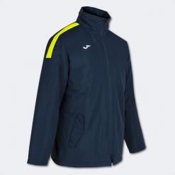 Kurtka wiatroszczelna Joma Trivor. Niebieskie kurtki Joma, bez wzorów, z polaru, z kapturem. Za 369.55 zł.