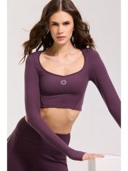 Onamaste Koszulka sportowa "Bluma" w kolorze fioletowym rozmiar: L/XL. Różowe t-shirty sportowe Onamaste, l, bez wzorów, z materiału, bez ramiączek, outdoorowe. Za 121.99 zł.