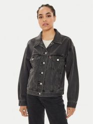 Levi's® Kurtka jeansowa 90's A1743-0000 Czarny Relaxed Fit. Czarne kurtki m, bez wzorów, z bawełny, bez kaptura. Za 379.99 zł.