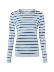 Brookshire Sweter z dzianiny Kobiety Bawełna niebieski|wielokolorowy, M. Niebieskie swetry brookshire, m, bez wzorów, z bawełny, bez ramiączek. Za 89.95 zł.