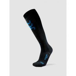 Ski Evo Race One Socks. Czarne skarpetki sportowe Uyn, bez wzorów, narciarskie. Za 149.99 zł.