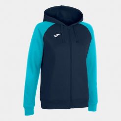 Bluza sportowa damska Joma Academy IV. Niebieskie bluzy bez kaptura Joma, l, bez wzorów, bez kaptura. Za 186.25 zł.