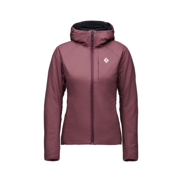 Bluza damska z kapturem Black Diamond First Light Stretch. Czerwone bluzy Black Diamond, bez wzorów, sportowe, bez ramiączek, z kapturem. Za 1,277.00 zł.