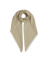 Calvin Klein Chusta Monogram Jacquard Scarf K60K608779 Zielony. Zielone chusty Calvin Klein, bez wzorów, z materiału. Za 209.99 zł.