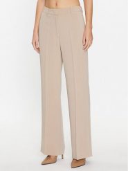 Bruuns Bazaar Spodnie materiałowe Brassica Eleza BBW3304 Beżowy Regular Fit. Brązowe spodnie materiałowe Bruuns Bazaar, bez wzorów, z materiału. Za 349.99 zł.